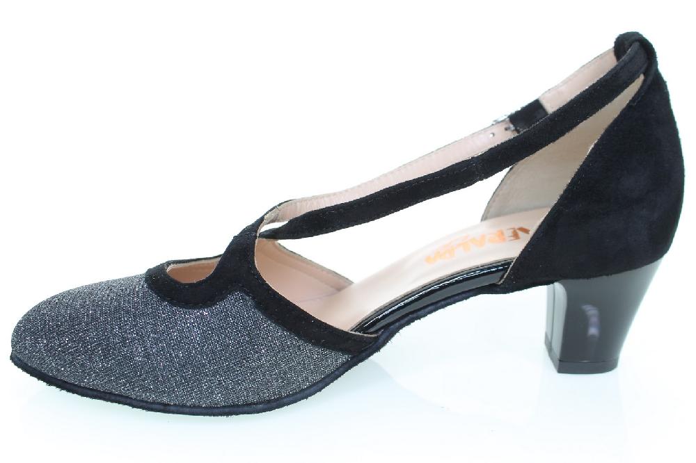 Soffice Sogno Scarpa da ballo in tessuto glitter Italia