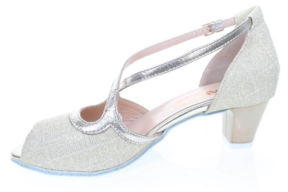 Soffice Sogno Scarpa da ballo in tessuto glitter Qualità