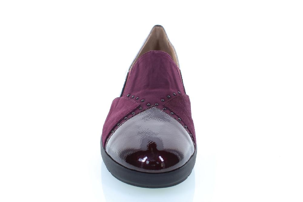 Soffice Sogno Slip on in pelle con borchiette Saldi Di Fabbrica