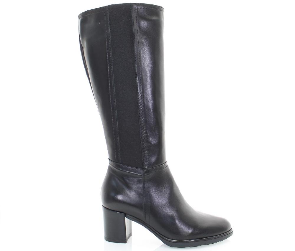 Soffice Sogno Stivale in pelle con elastico e zip Sconto