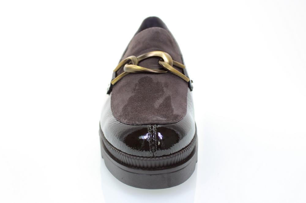 Soffice Sogno Slip on in pelle effetto vernice Consegna Veloce