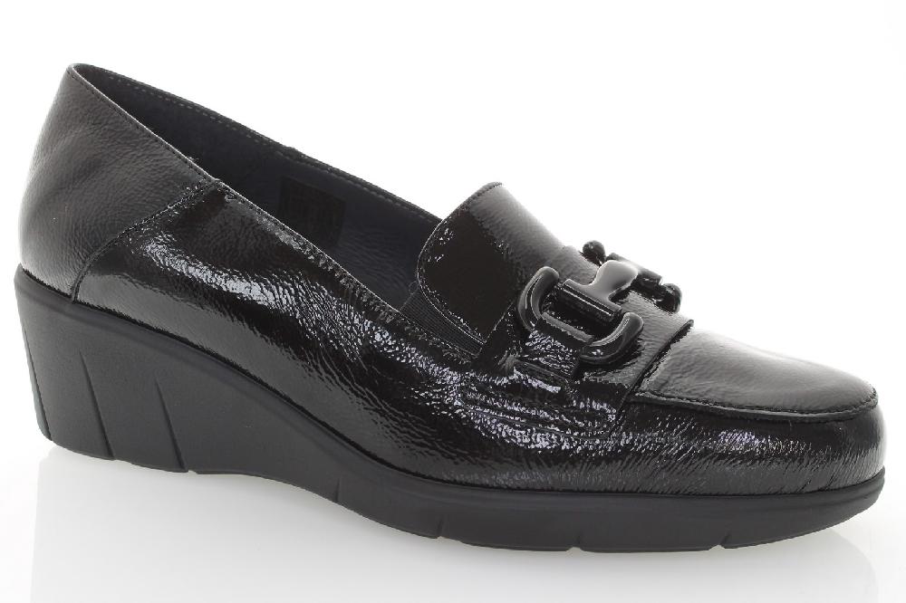Soffice Sogno Slip on in pelle effetto vernice Prezzo Ridotto