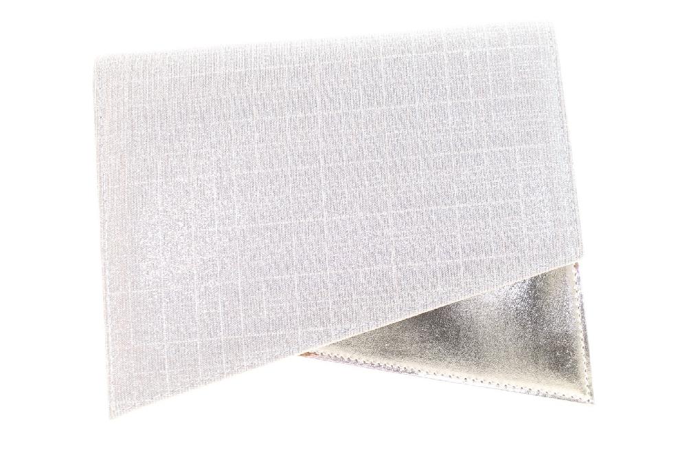 Soffice Sogno Pochette in tessuto effetto glitter Nuova