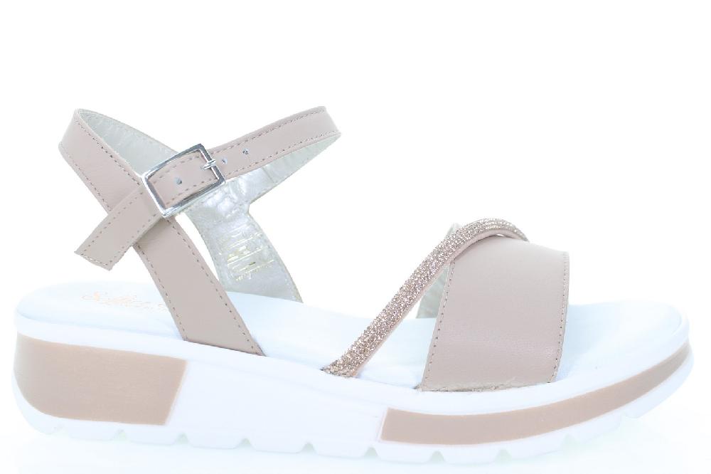 Soffice Sogno Sandalo in pelle con ornamento 2025
