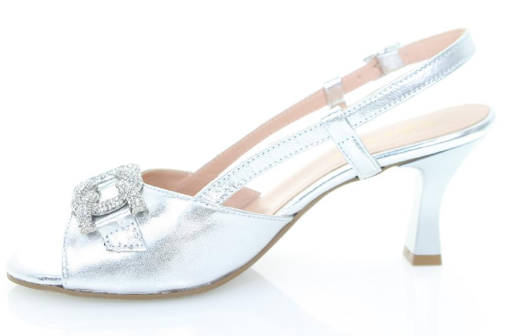 Soffice Sogno Sandalo elegante in pelle laminata Italy