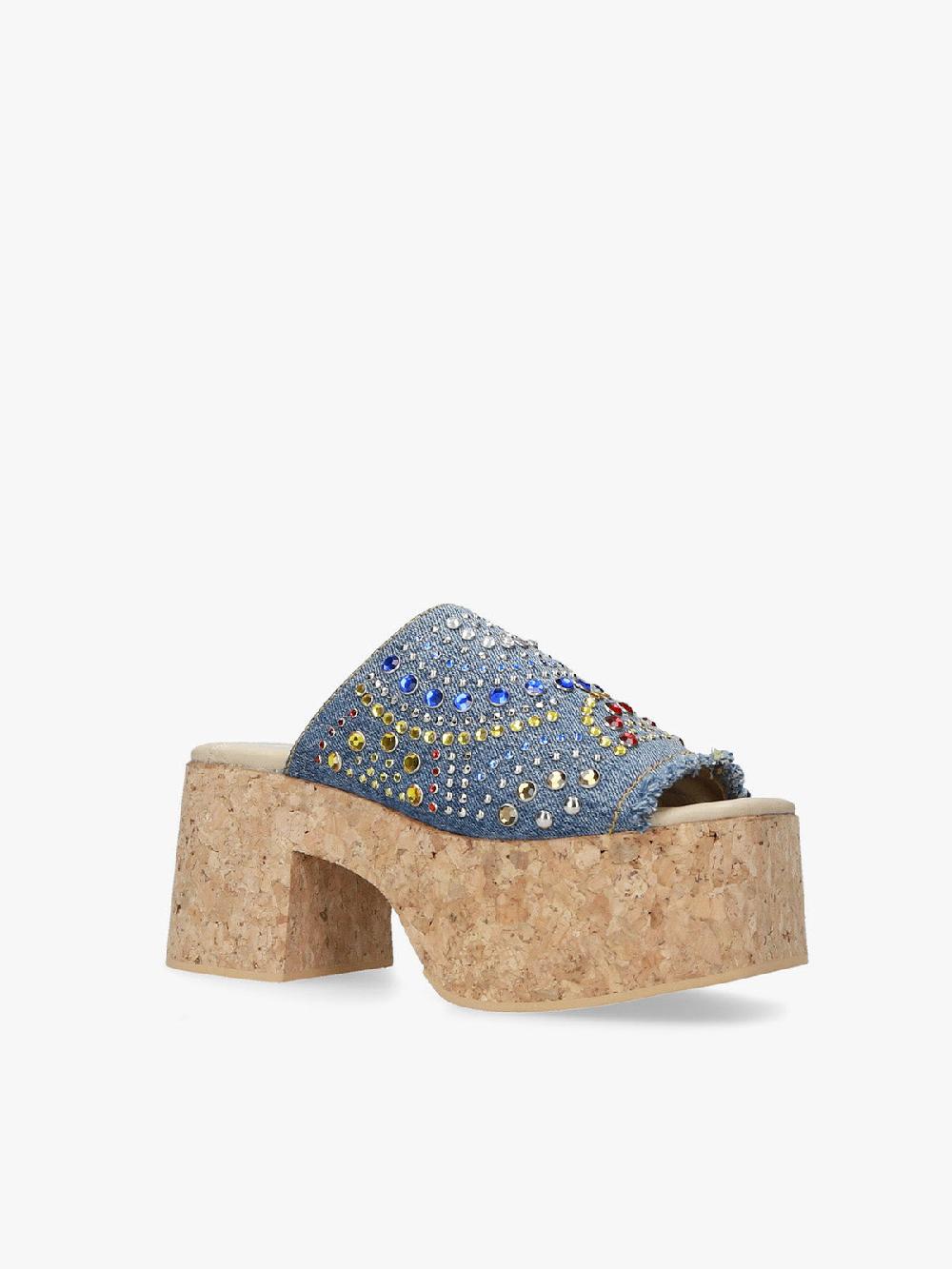 Strategia Sandalo Denim Blue In Linea