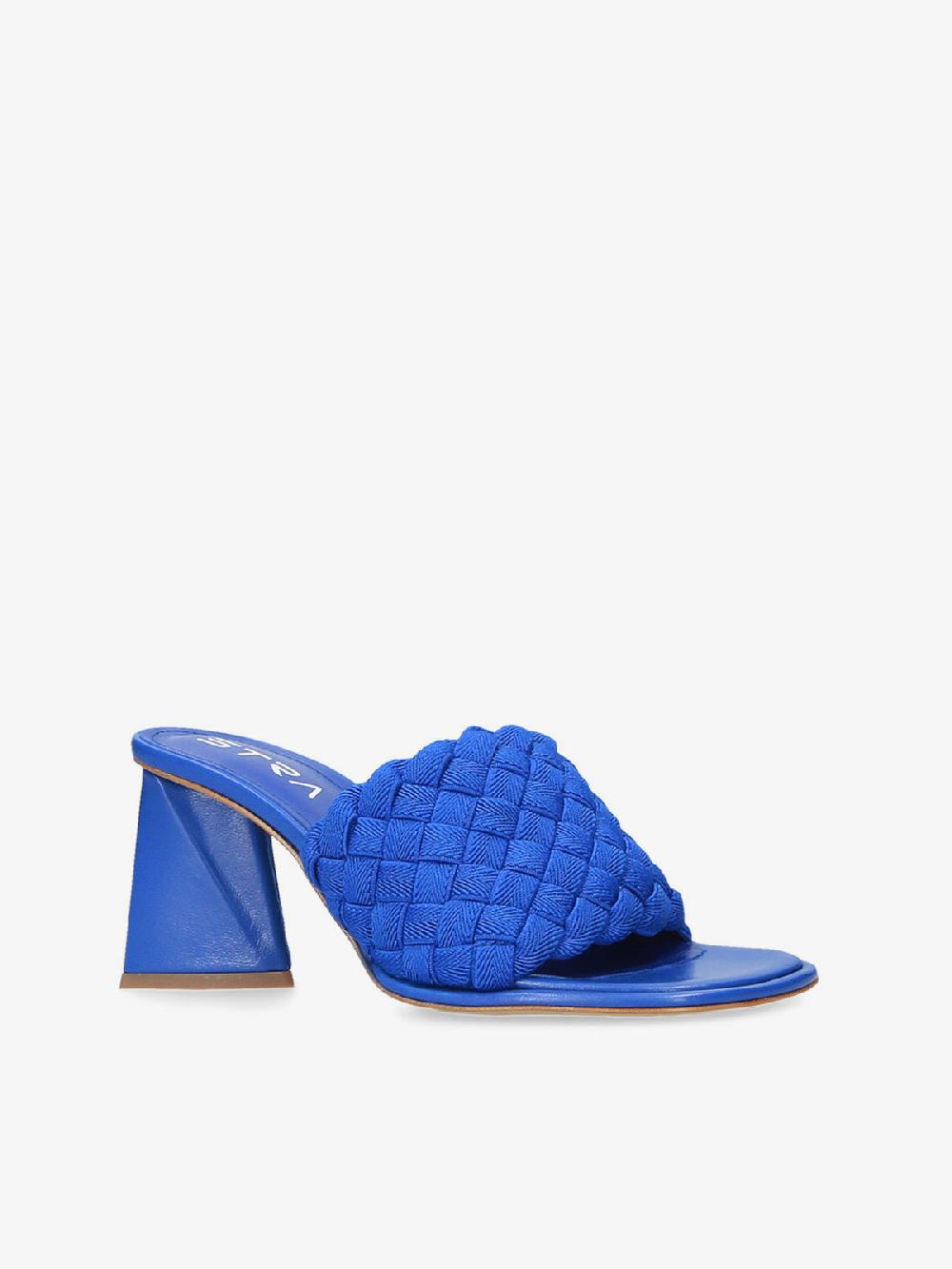 Strategia Sandalo Mules Blu Elettrico Promozione