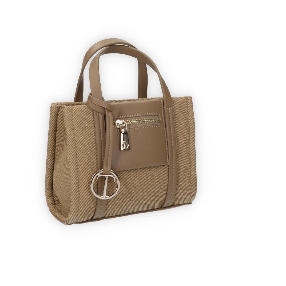 Tata Italia Shopping bag con zip esterna Vendita Economica