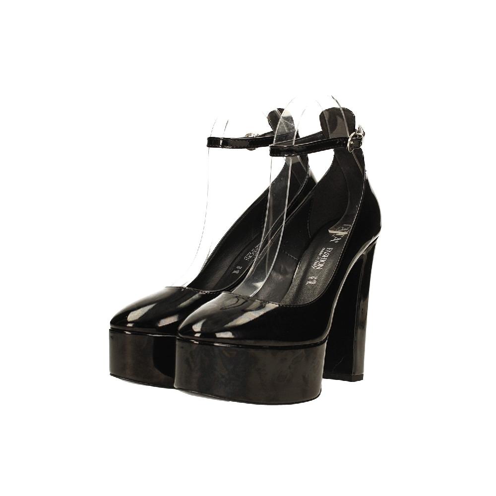 Tata Italia Décolleté platform in vernice. Made in Italy. Tacco alto 13.5cm Nuova