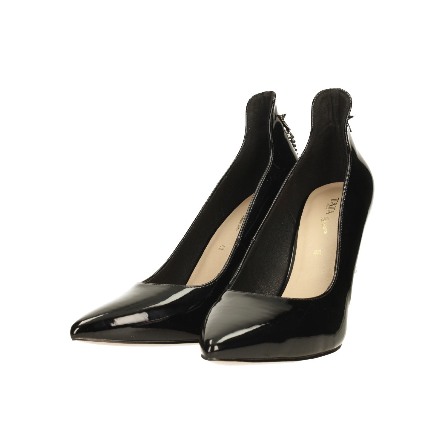 Tata Italia Décolleté in vernice con pendaglio. Tacco alto 10cm Promozione Limitata