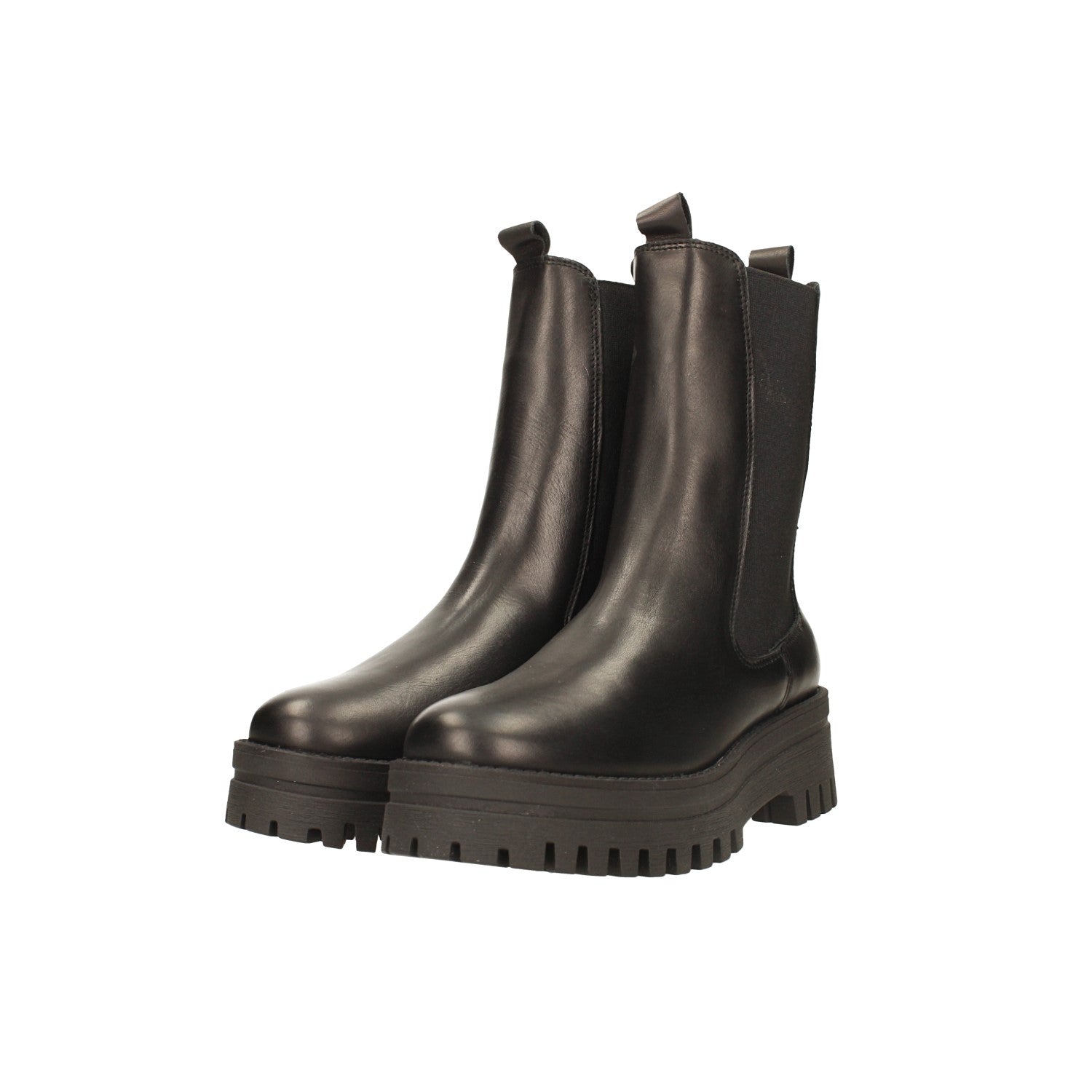Tata Italia Stivaletti in vera pelle con suola dentellata. Tacco alto 4.5cm Sconto