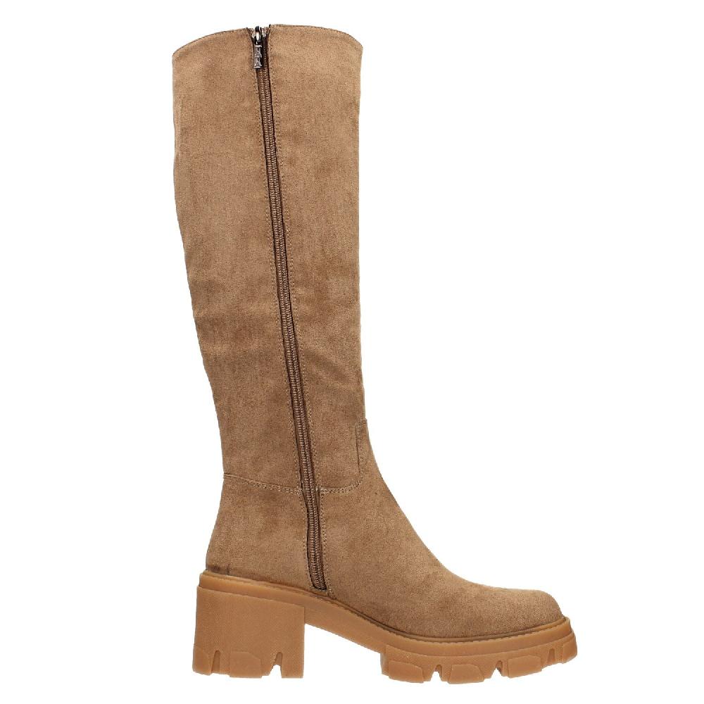 Tata Italia Stivali scamosciati con suola chunky. Tacco alto 6cm Moda