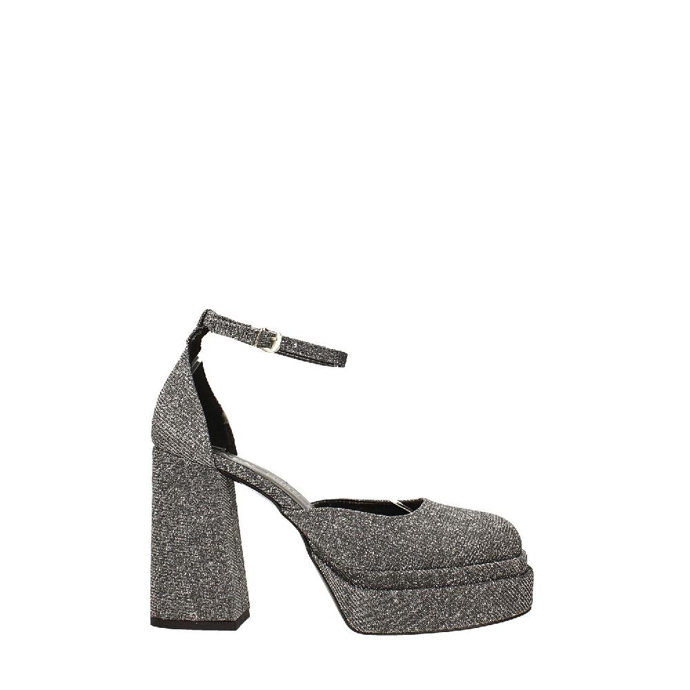 Tata Italia Décolleté glitterate con doppio plateau. Made in Italy. Tacco alto 11cm Black Friday