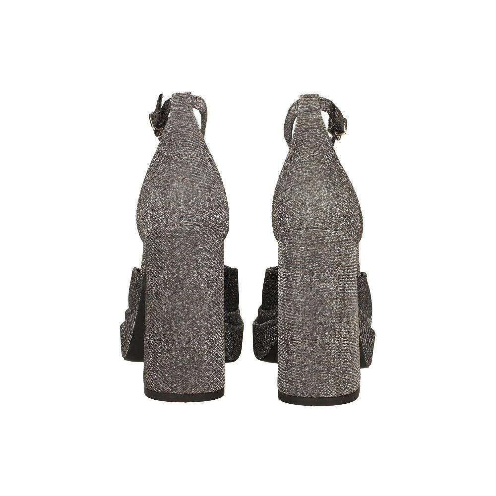 Tata Italia Décolleté glitterate con doppio plateau. Made in Italy. Tacco alto 11cm Black Friday