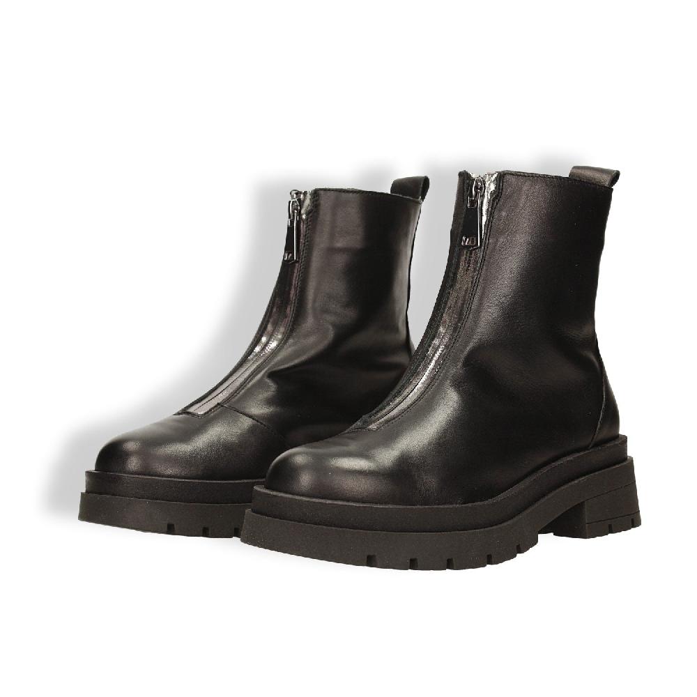 Tata Italia Stivaletti con zip frontale in vera pelle Liquidazione