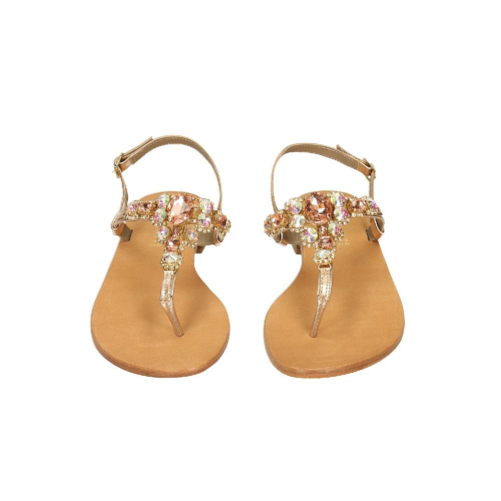 Tata Italia Sandali gioiello in vera pelle. Tacco alto 2cm In Saldo