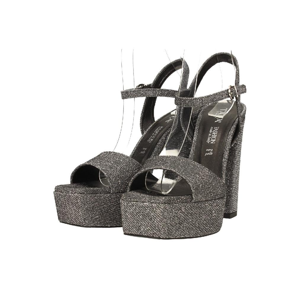 Tata Italia Sandali con plateau glitterati. Made in Italy. Tacco alto 13cm Cyber Monday