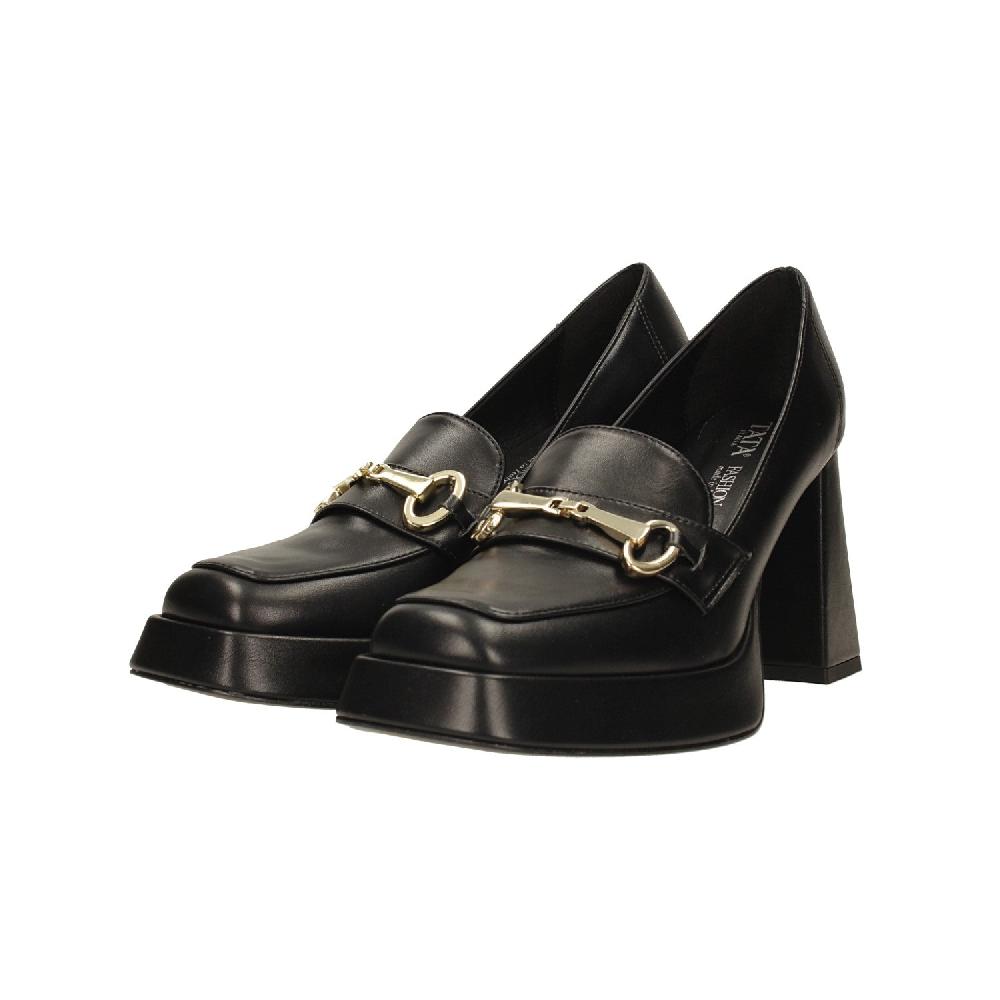 Tata Italia Pumps mocassino con morsetto. Made in Italy. Tacco alto 9cm Offerta per la Festa della Mamma