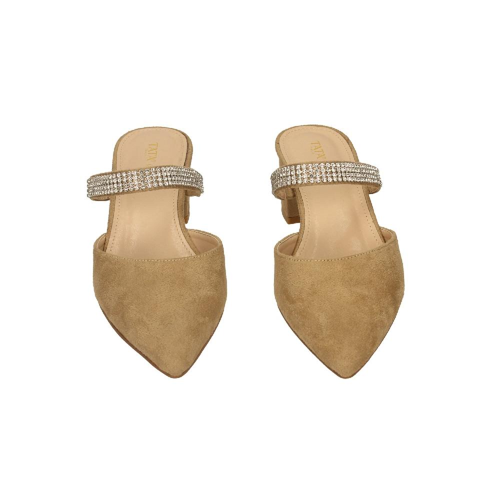 Tata Italia Sabot con cinturino in microstrass. Tacco alto 5cm Offerte esclusive