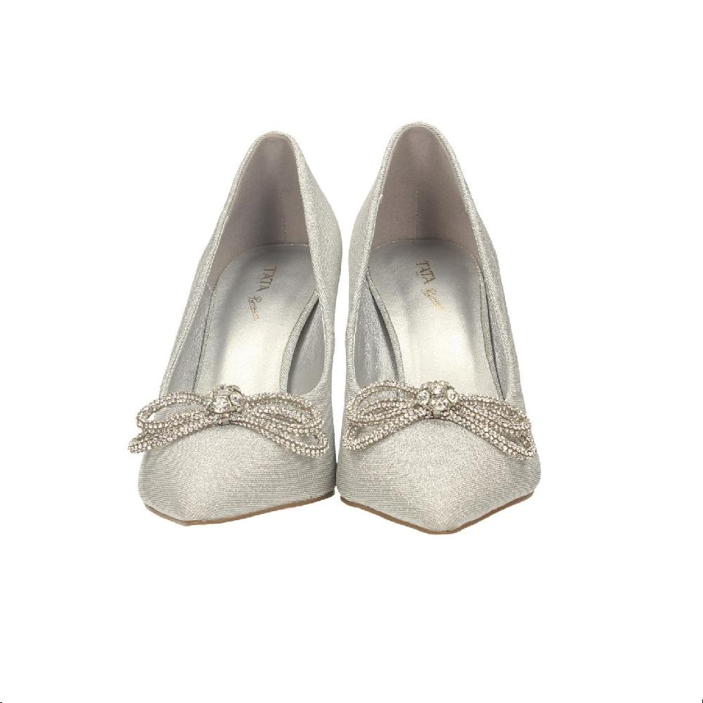 Tata Italia Décolleté satin con strass. Tacco alto 9cm ACQUISTA ORA