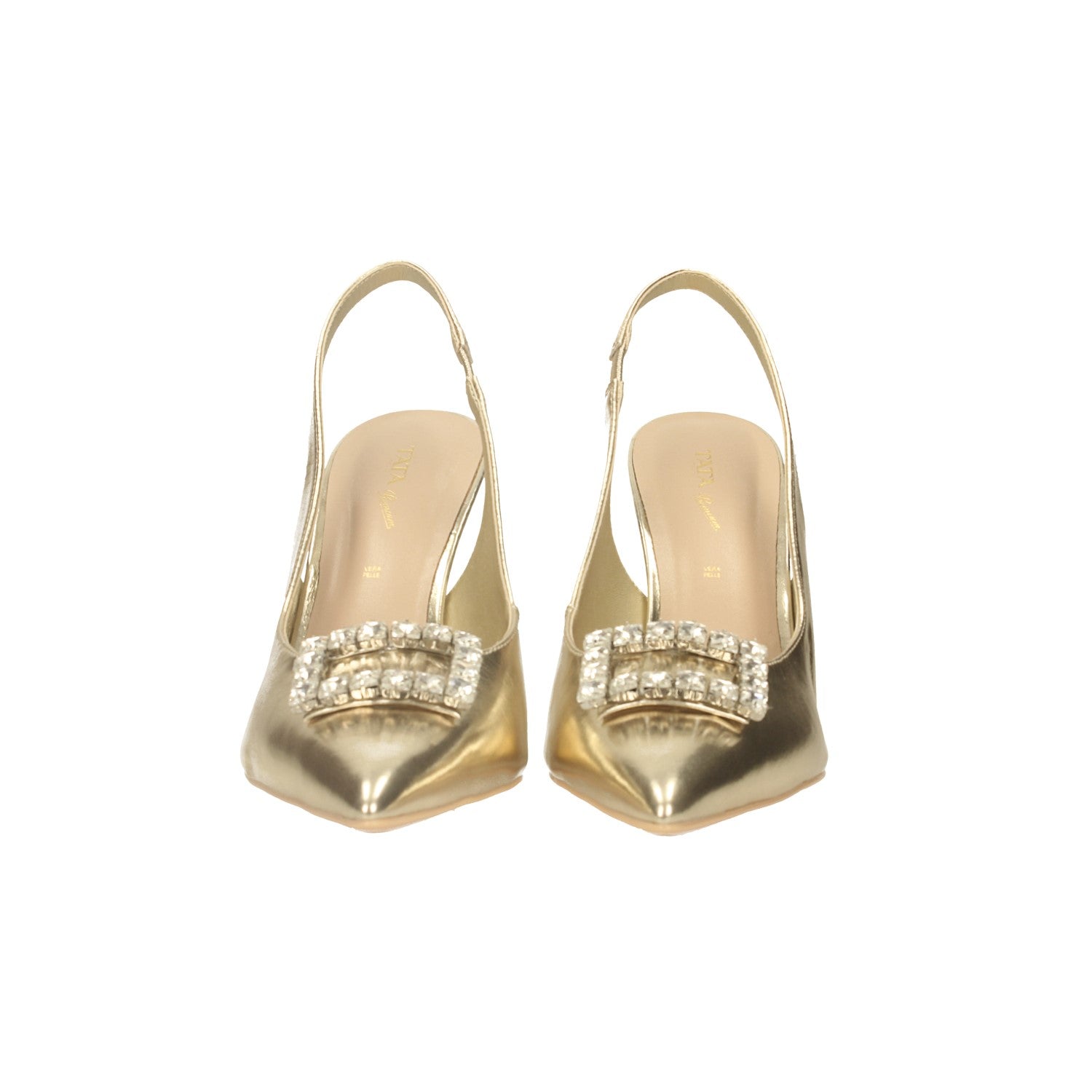 Tata Italia Décolleté slingback con gioiello. Tacco alto 9.5cm Ultimi due giorni