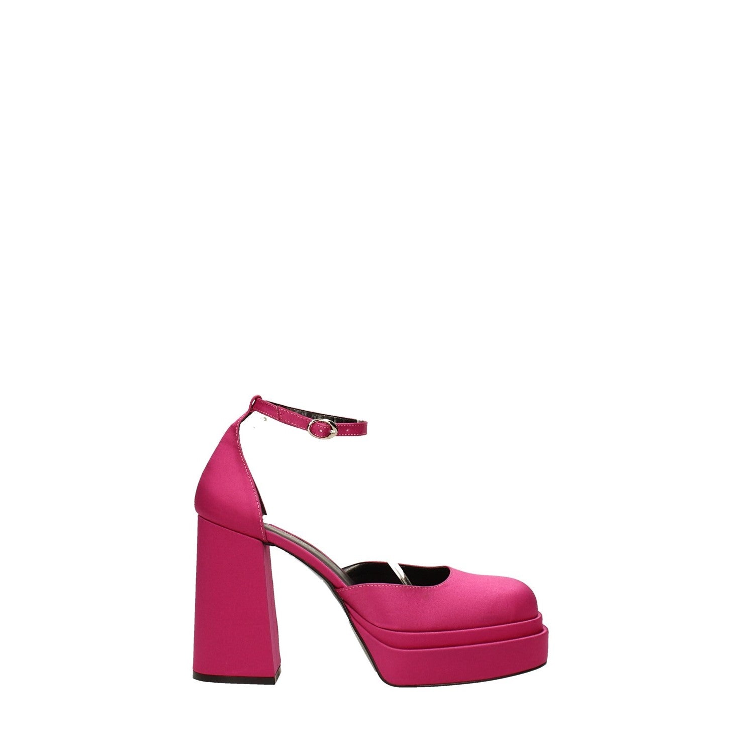 Tata Italia Décolleté con doppio plateau in raso. Made in Italy. Tacco 11cm Fino al 50% di sconto