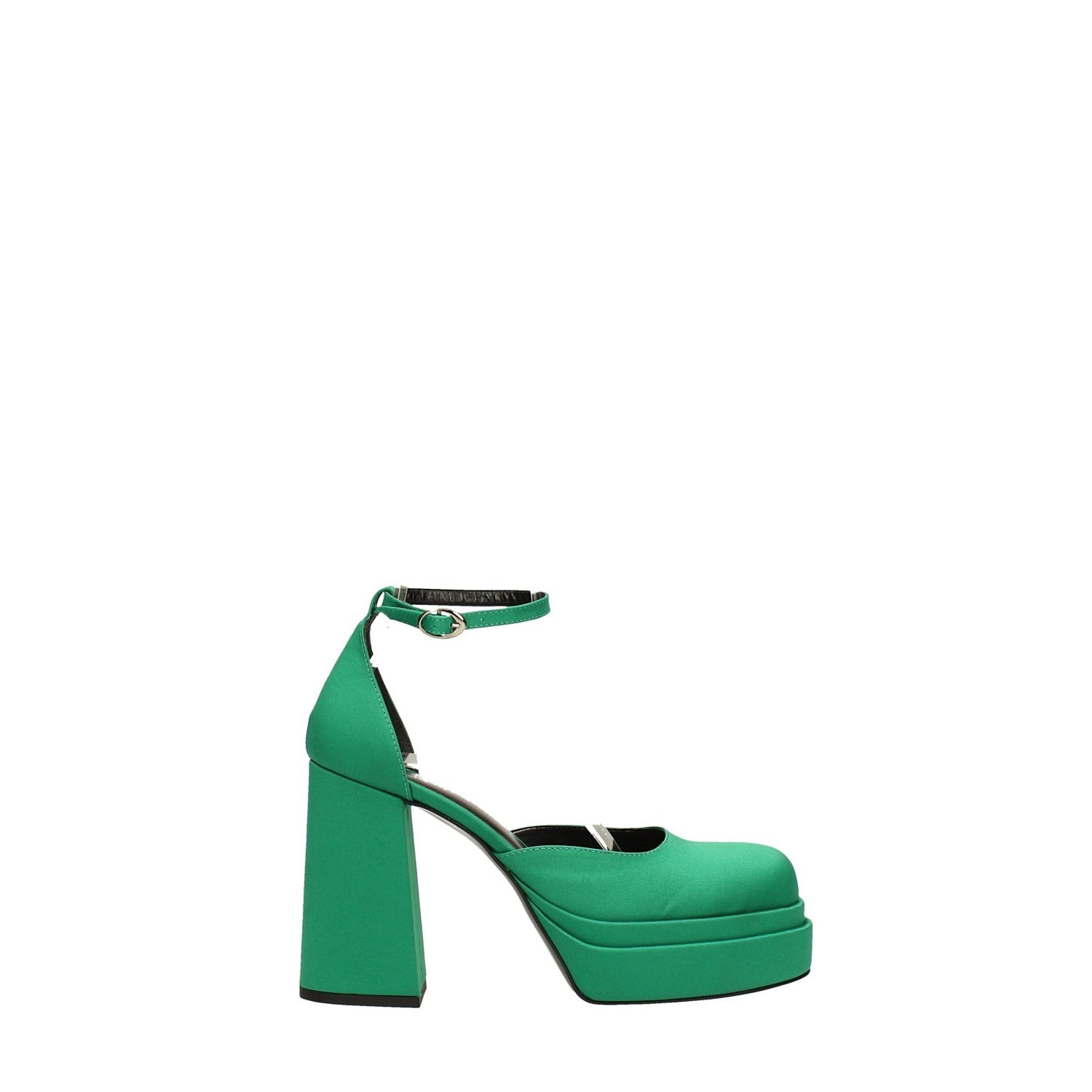 Tata Italia Décolleté con doppio plateau in raso. Made in Italy. Tacco 11cm Fino al 50% di sconto
