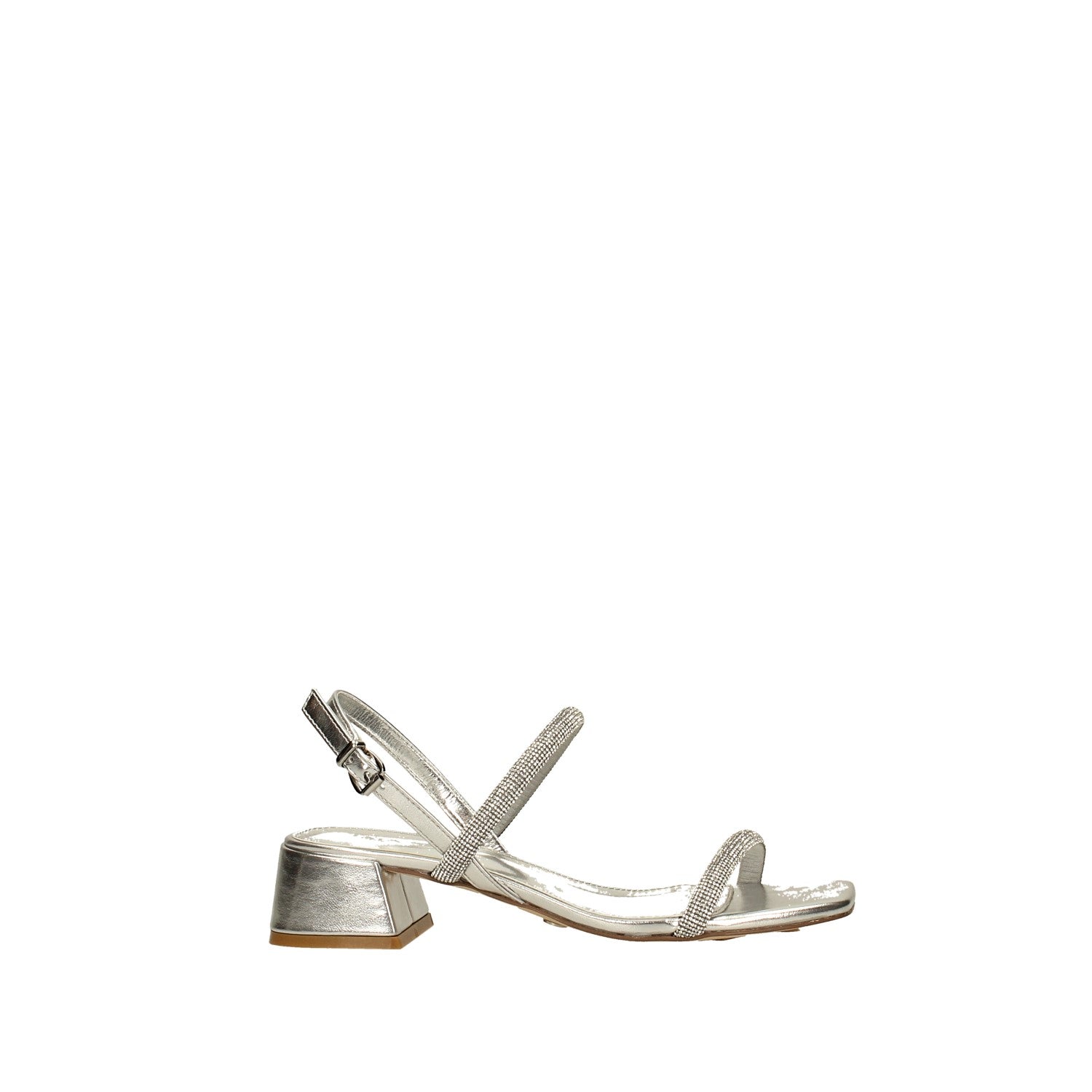 Tata Italia Sandali con listini ricoperti di strass. Tacco alto 4cm