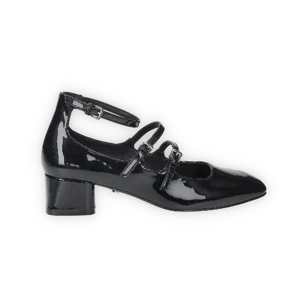 Tata Italia Décolleté nere in vernice con catenina. Tacco alto 6cm Vendita calda
