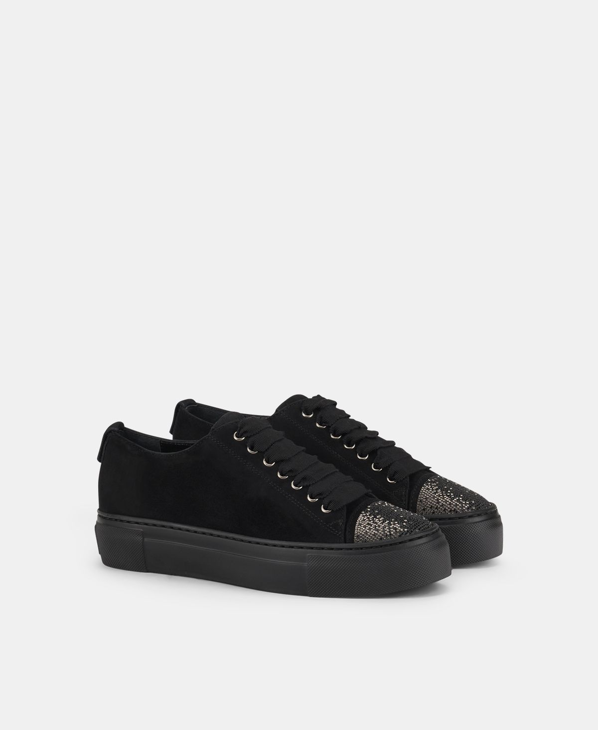 Agl Sneaker con puntina di strass Nero Vananda Crystal Soddisfazione Garantita
