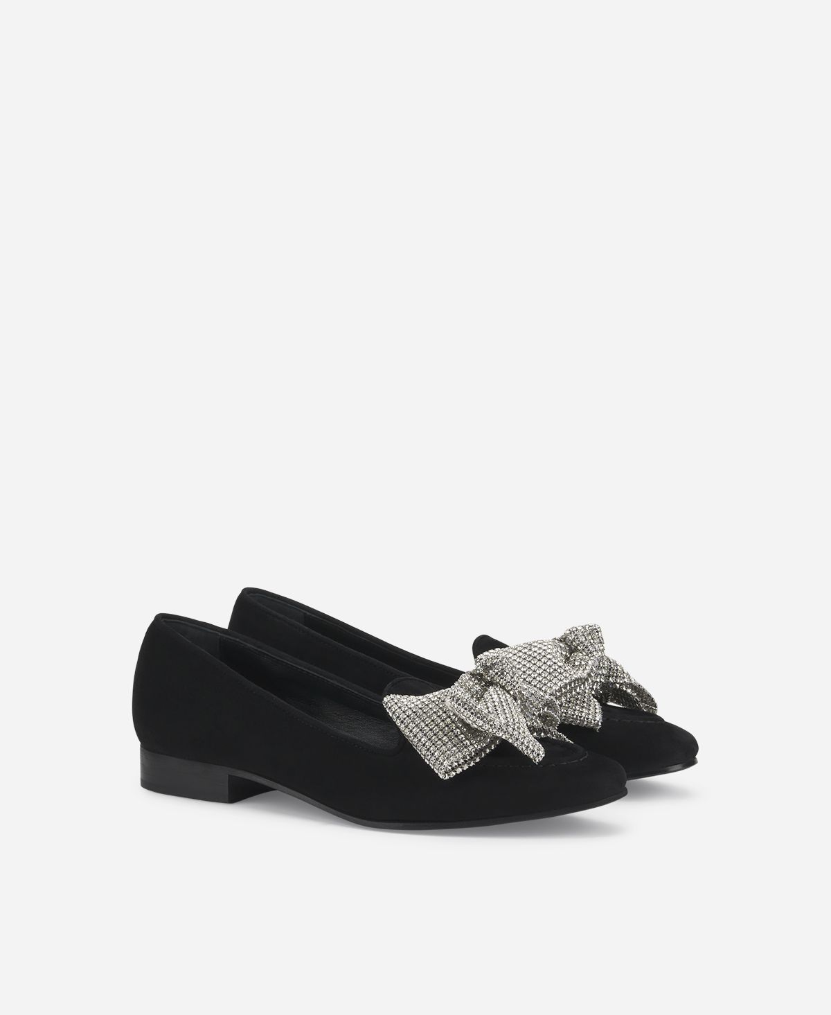 Agl Loafer con fiocco Nero Costanza Ribbon Qualità Garantita