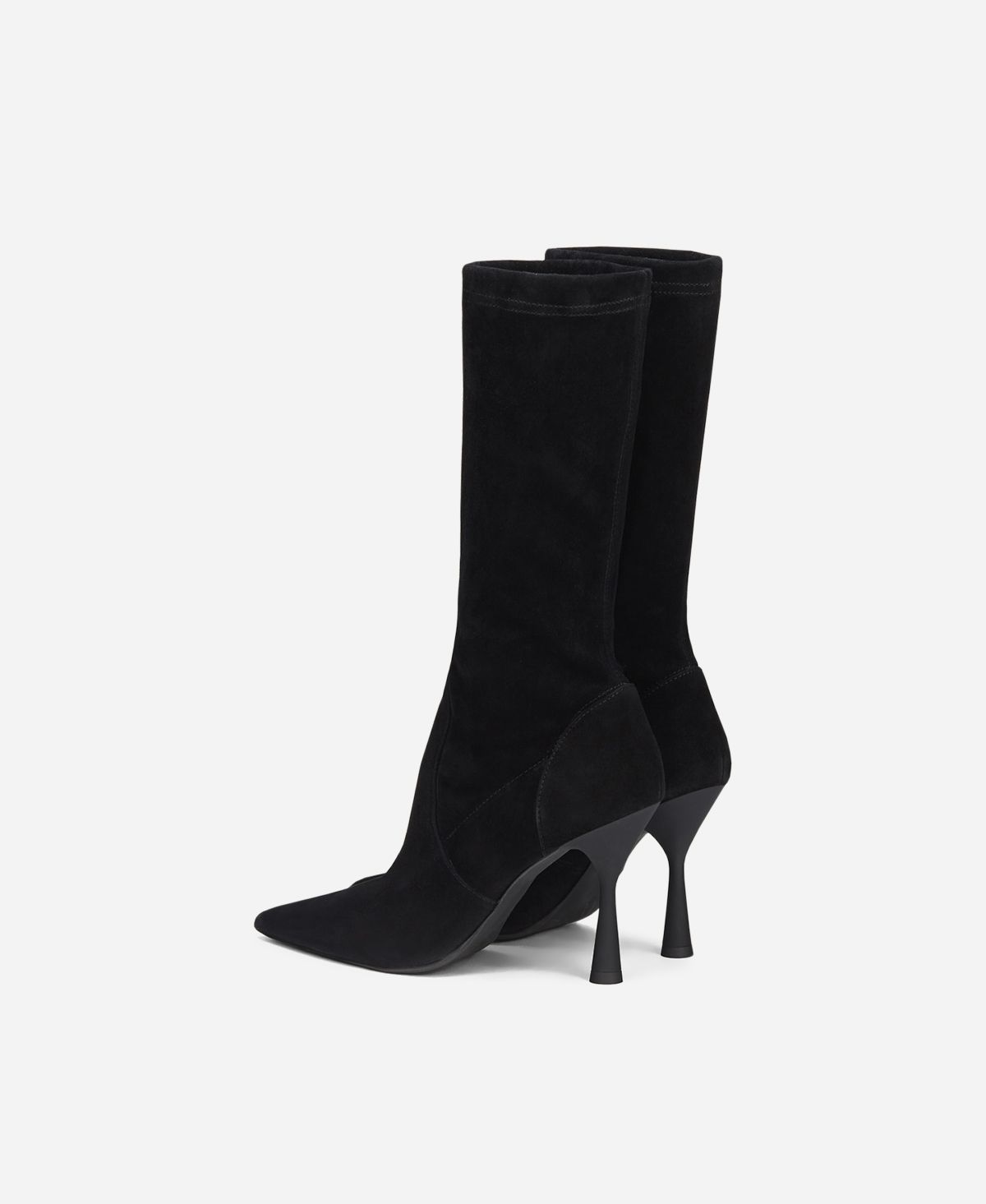 Agl Stivaletto in velour Nero LETIZIA BOOTIE Acquista Ora