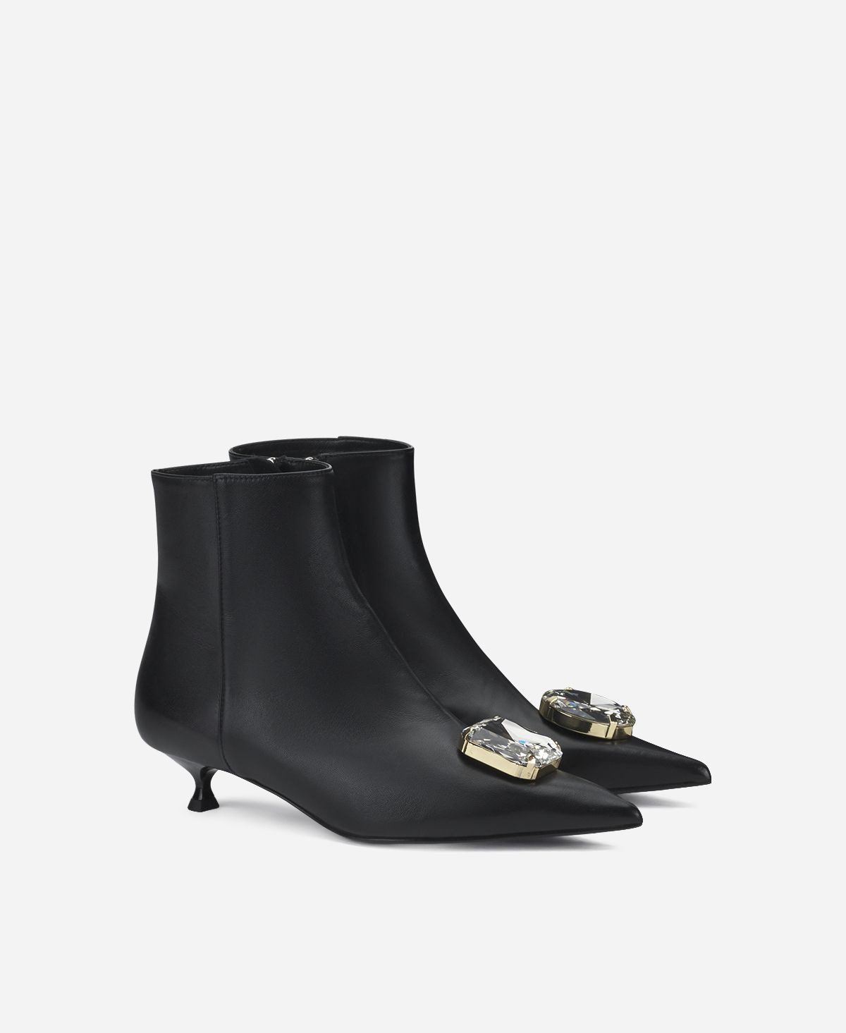 Agl Stivaletto con cristalli Nero Lenor bootie Crystal Promozione Limitata