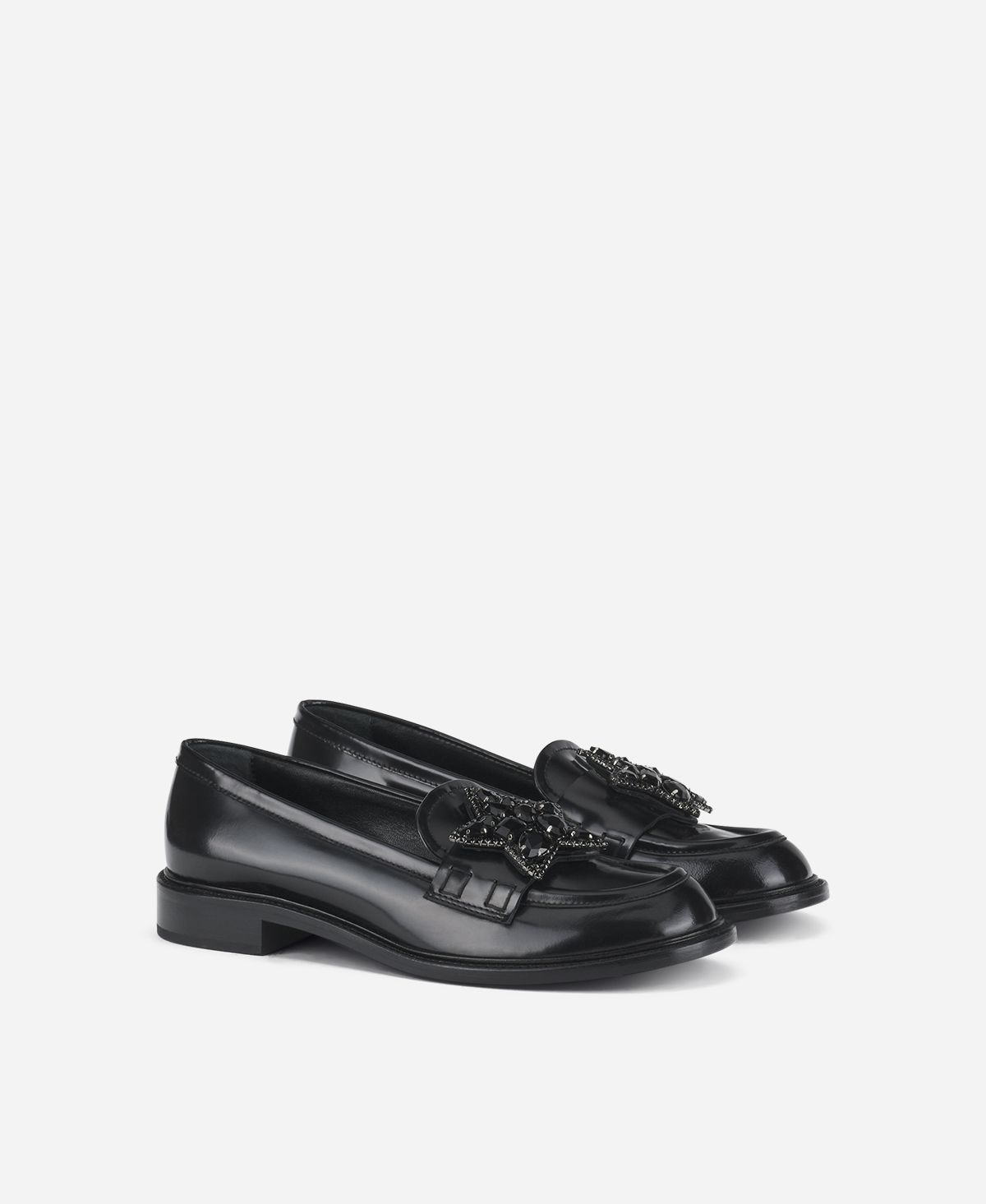 Agl Mocassino con stella Nero Olivia Star Affare Del Giorno