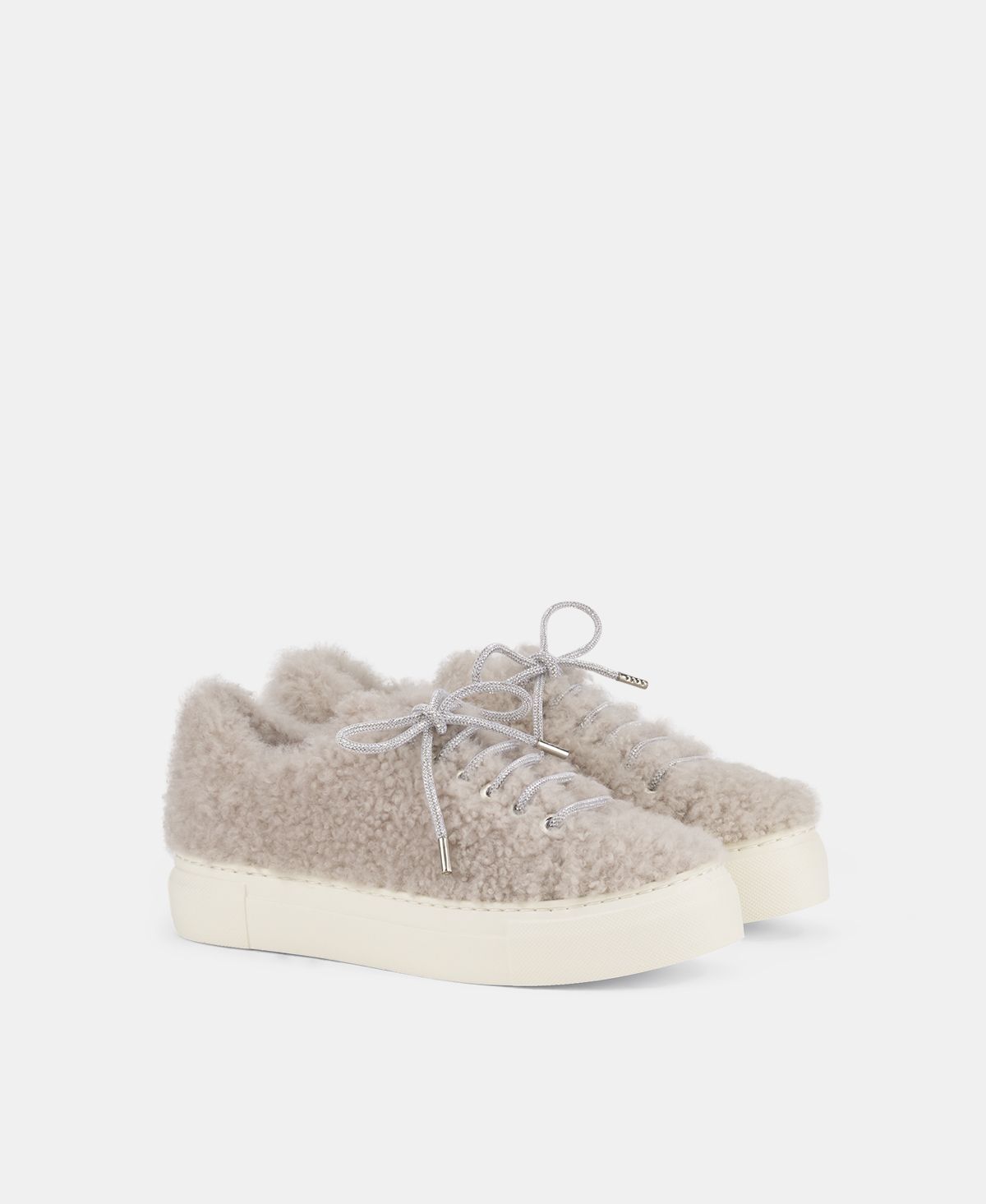Agl Sneaker in pelliccia Crema Elda Novità