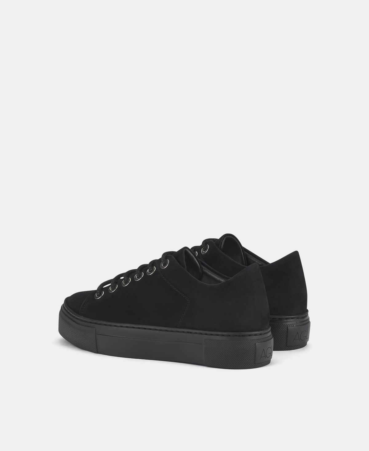 Agl Sneaker in velour Nero Crystal Sconto