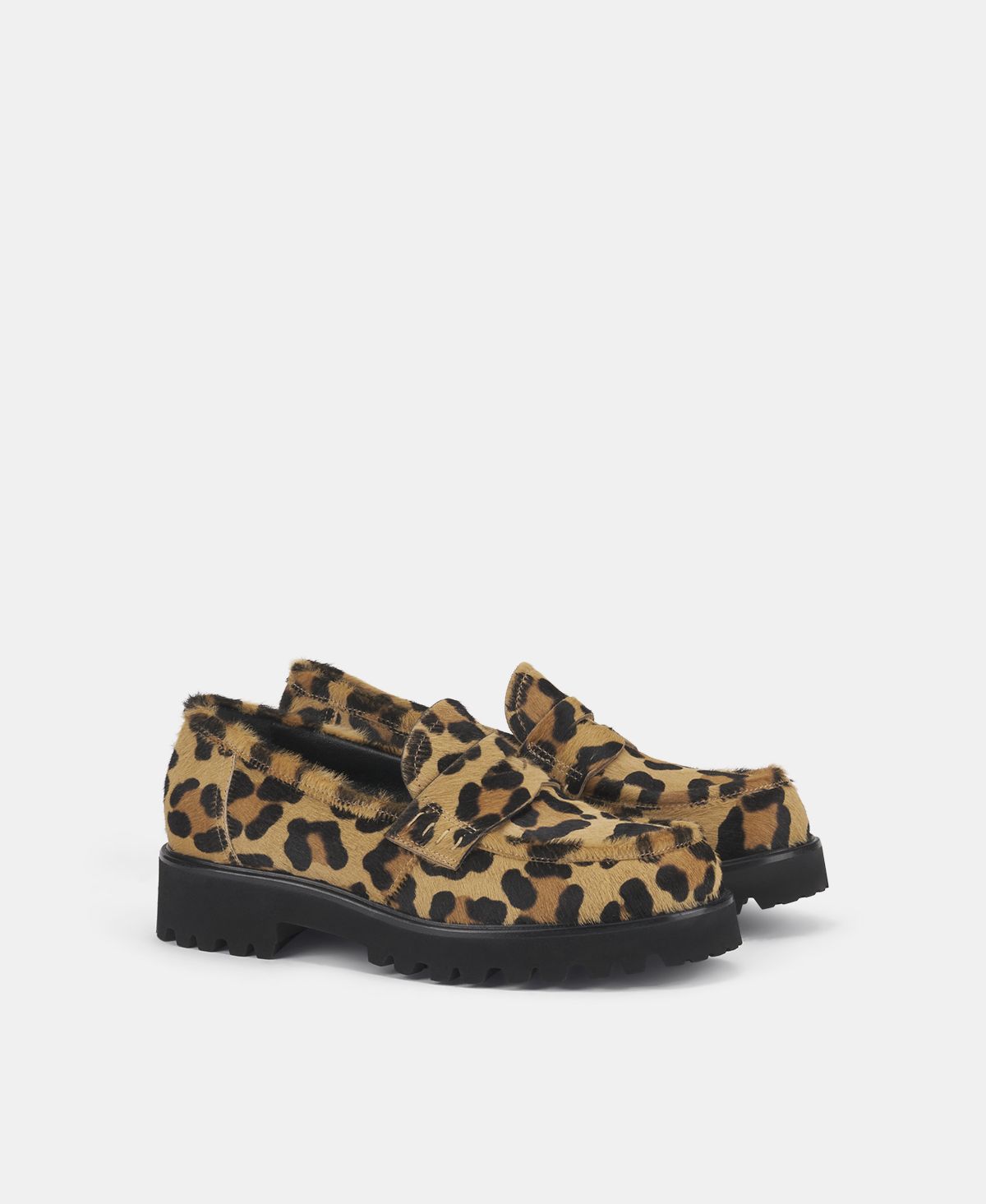 Agl Mocassino animalier con suola chunky Stampa leopard Goldie In Linea
