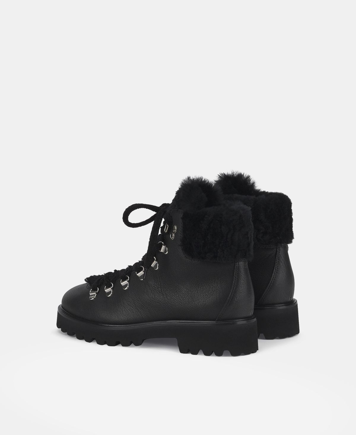 Agl Stivaletto con pelliccia Nero Goldie Mountain 2025