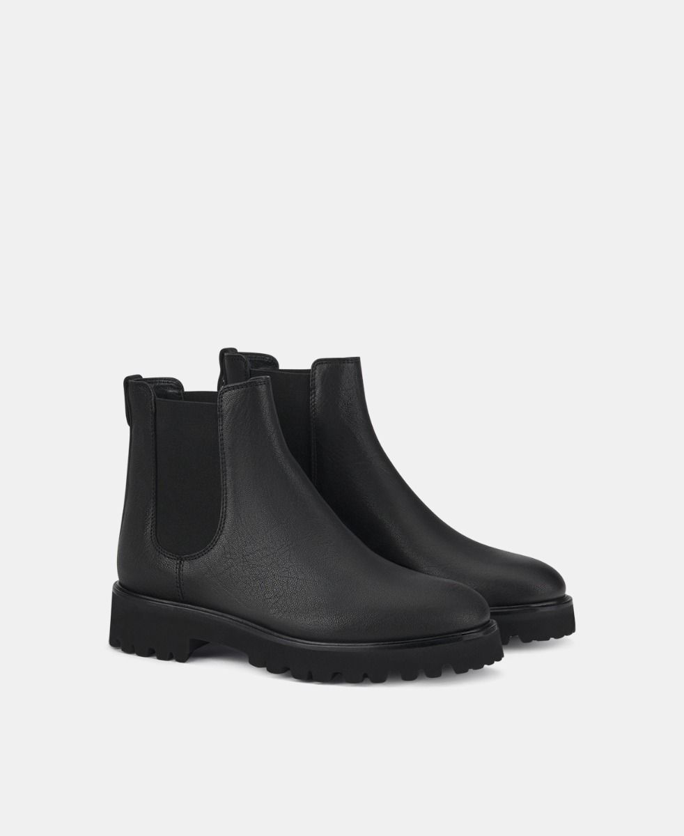 Agl Stivaletto con elastici Nero Goldie Beatle Italy