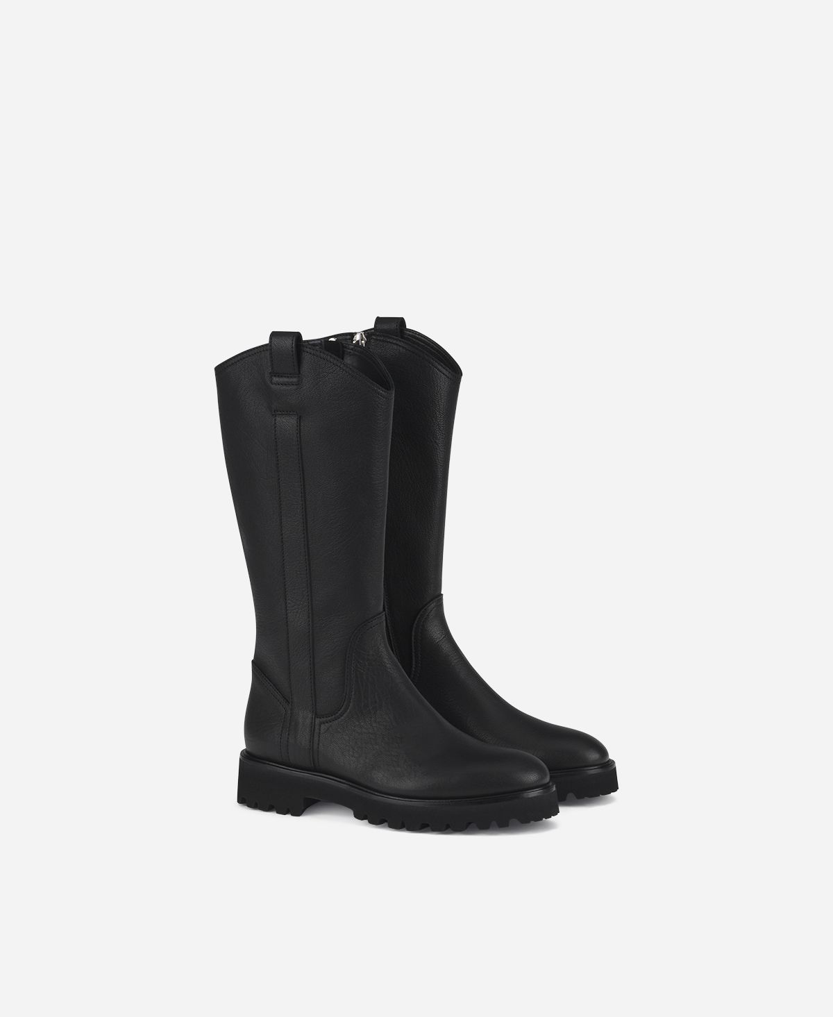 Agl Stivale in pelle Nero Goldie Boot In Linea