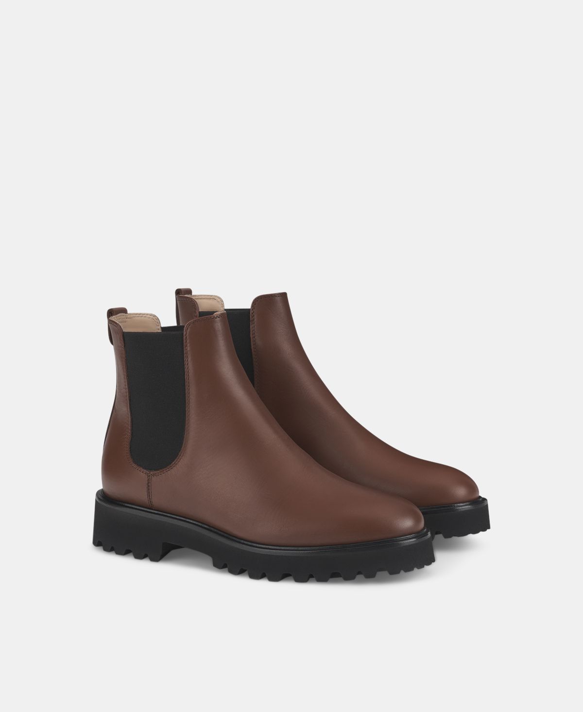 Agl Stivaletto con elastici Cuoio Goldie Beatle Nuovo