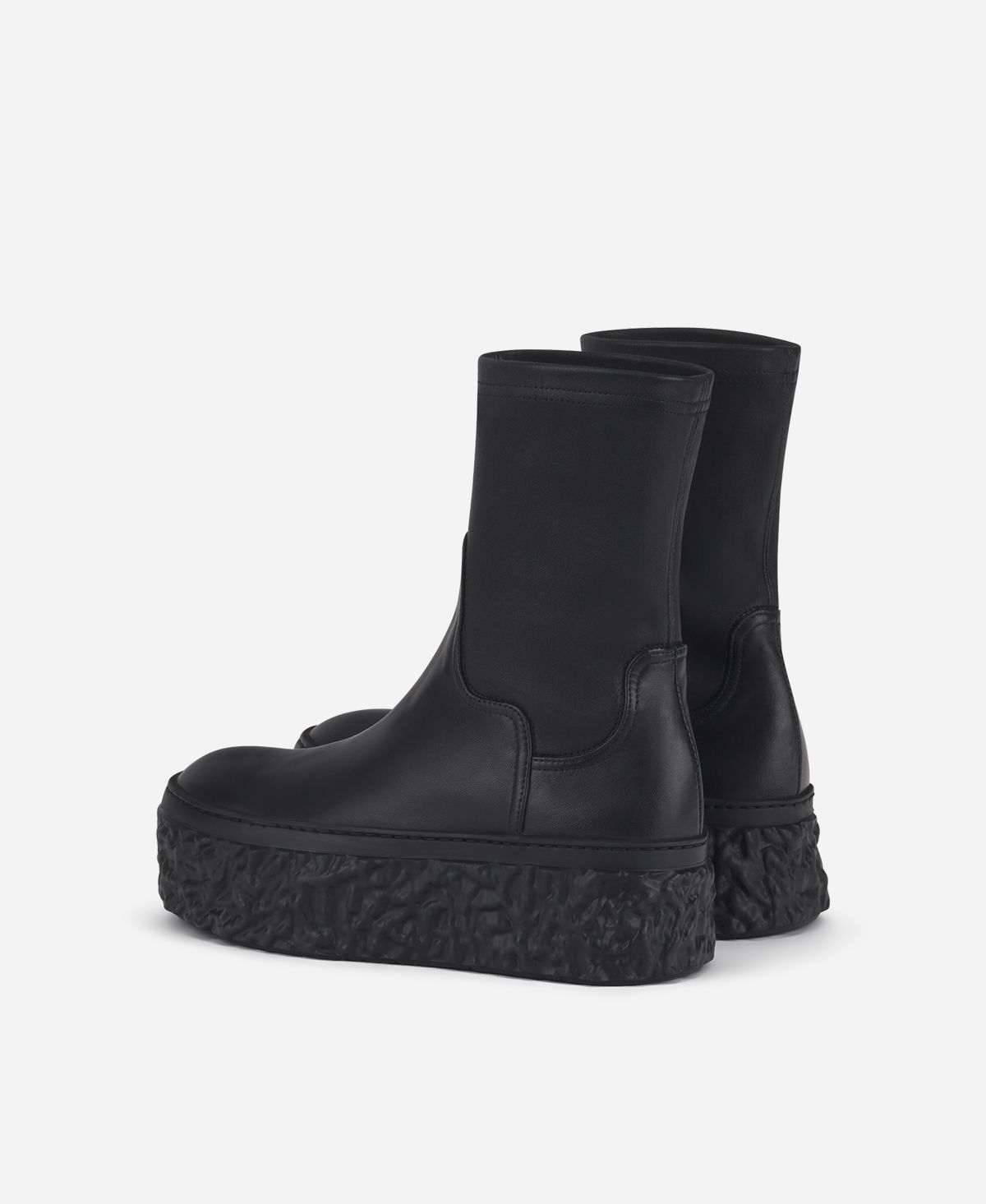 Agl Stivaletto stretch con platform Nero Magma Stretch Negozi Online