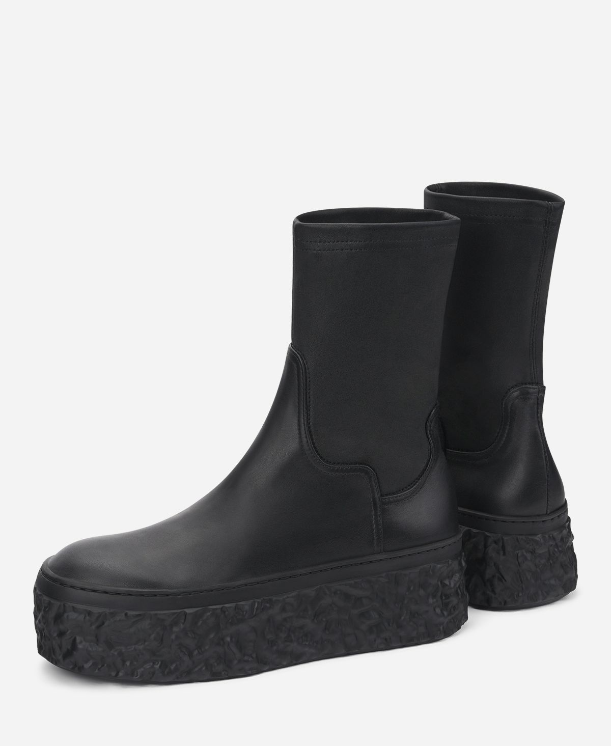 Agl Stivaletto stretch con platform Nero Magma Stretch Negozi Online