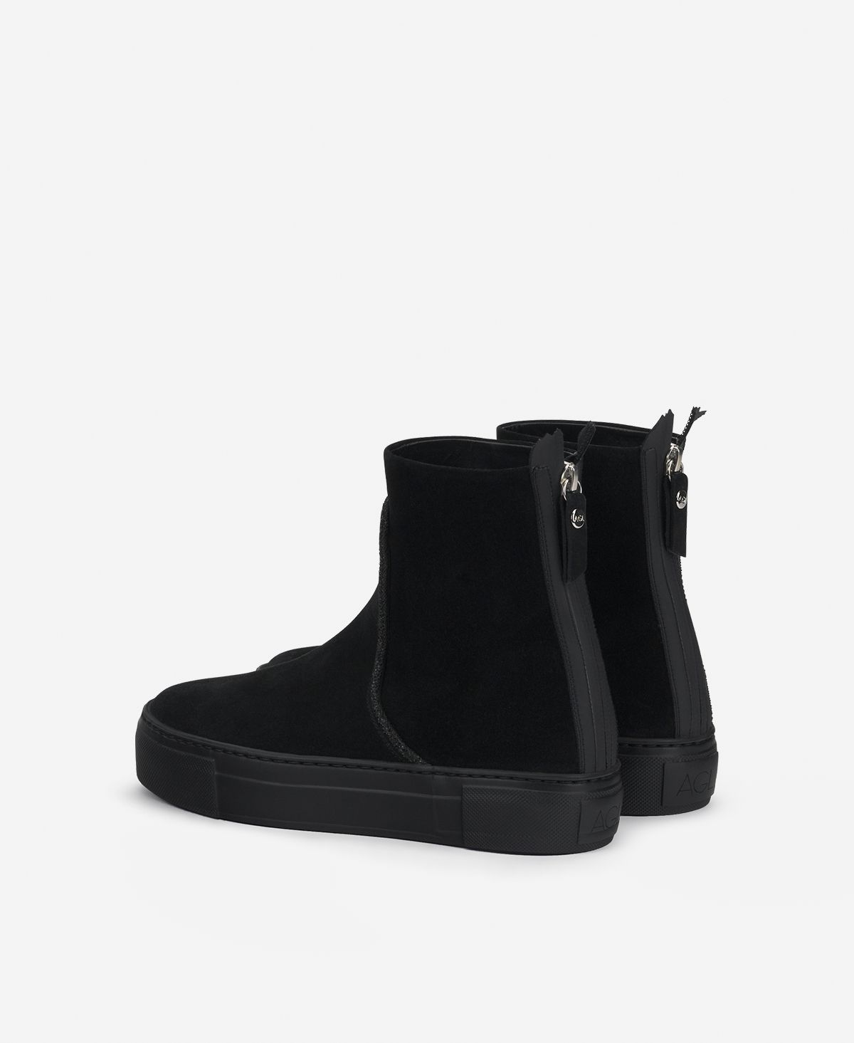 Agl Sneaker in velour con strass Nero Meghan strass Prezzo Ridotto