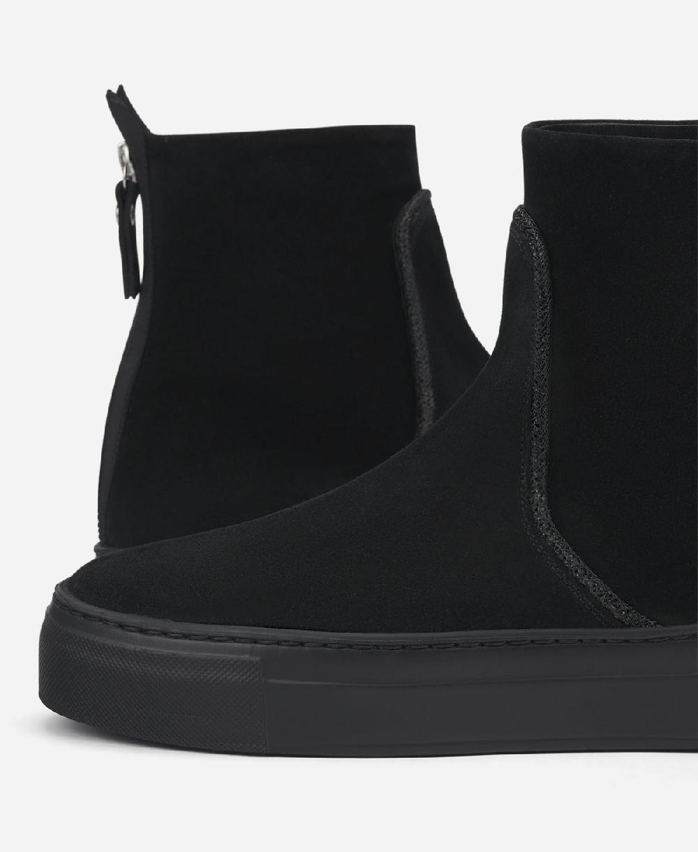 Agl Sneaker in velour con strass Nero Meghan strass Prezzo Ridotto