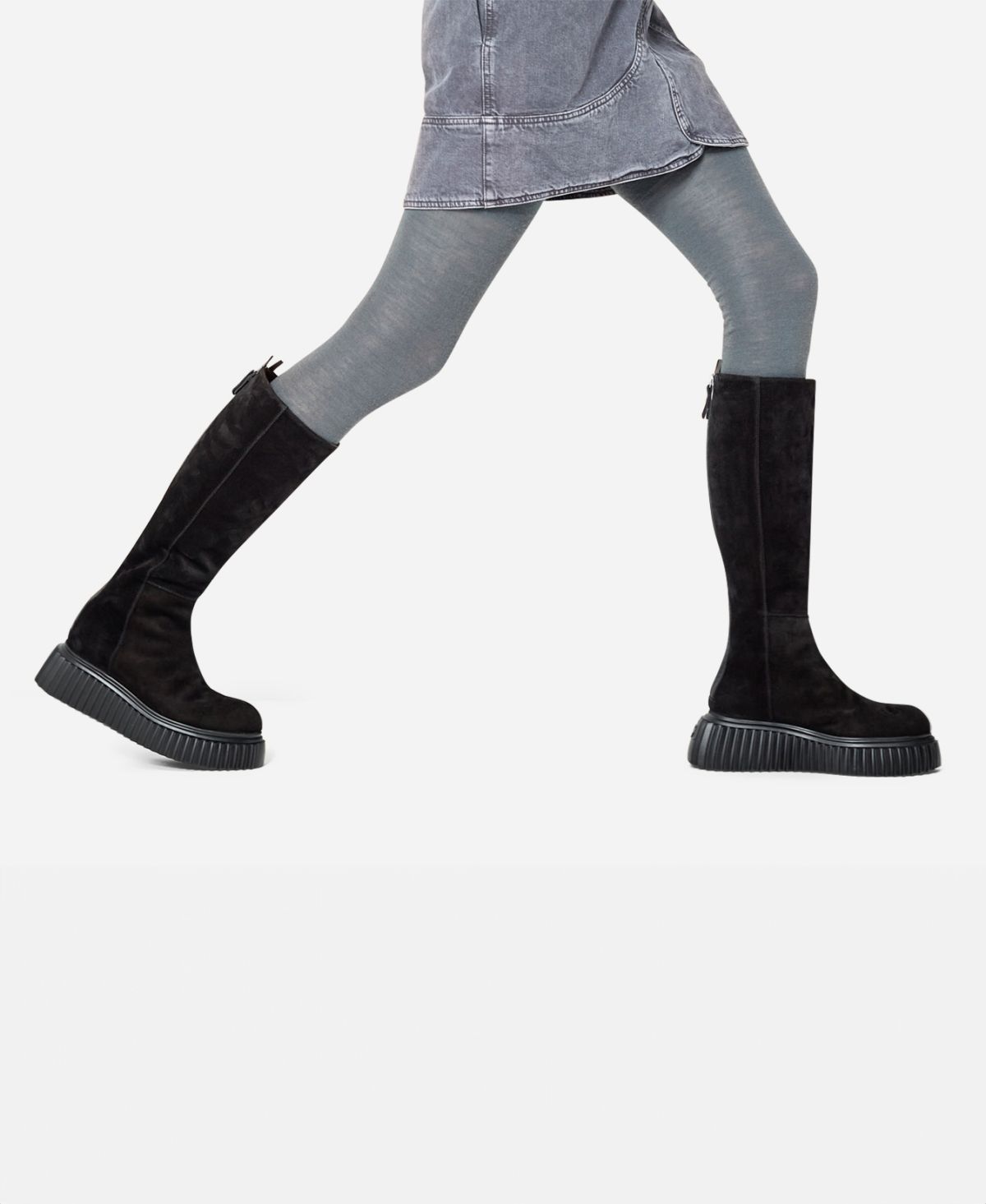 Agl Stivale in velour Nero MILAGROS BOOT Novità