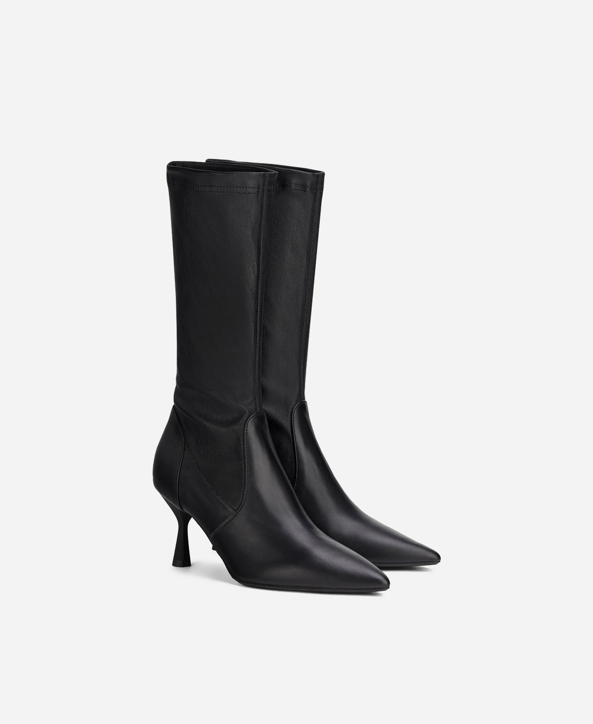 Agl Stivaletto in pelle stretch Nero LILLY Economico