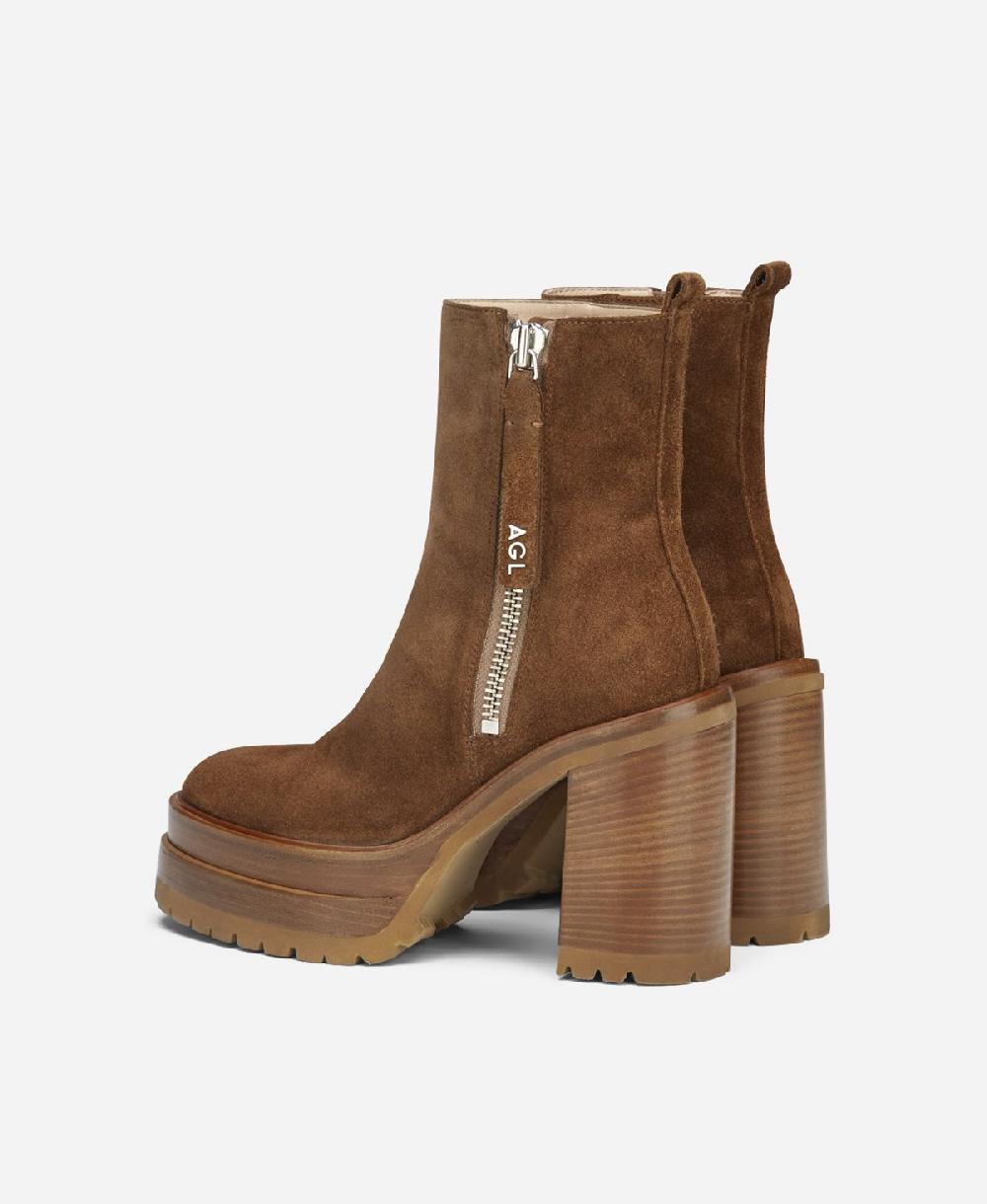 Agl Stivaletto in velour Cuoio Tora Vendite Flash