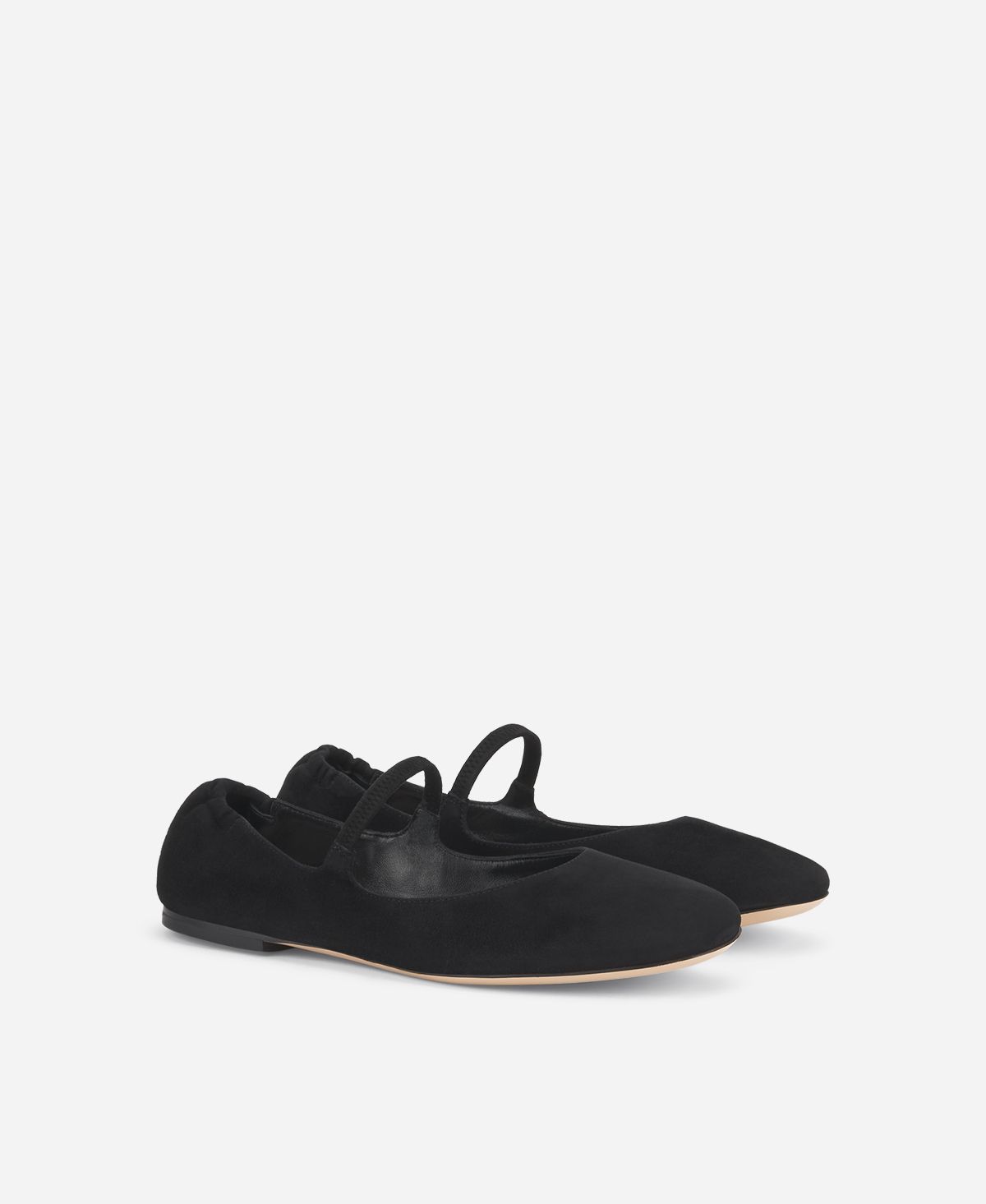Agl Ballerina in velour Nero Iris Italy