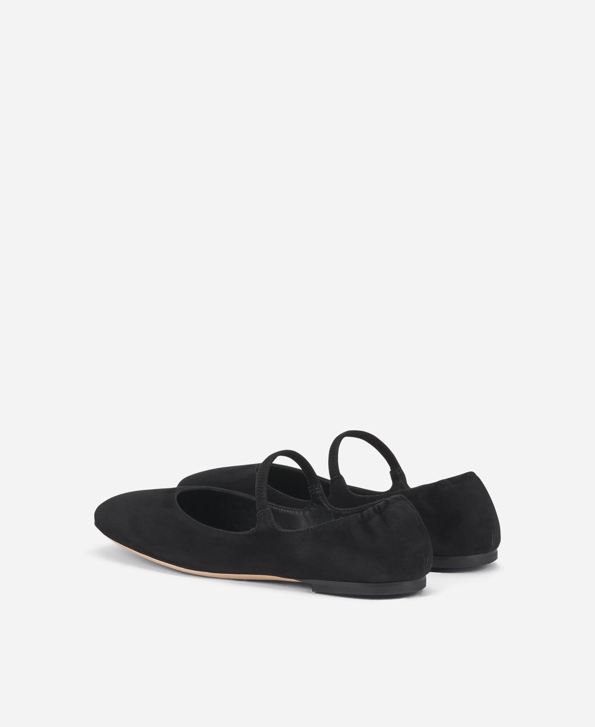Agl Ballerina in velour Nero Iris Italy